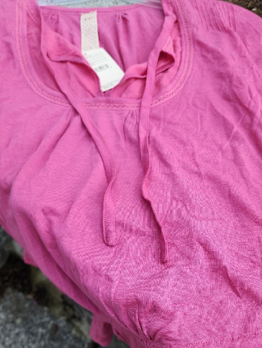Free People Rose Scoop Neck Short Sleeve Top Small - Picture 11 of 16
